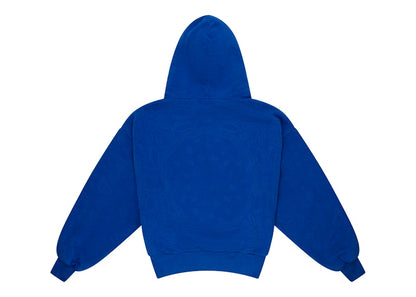 Garment Workshop Bandana Stonewashed Double Layer Hoodie Royal Blue