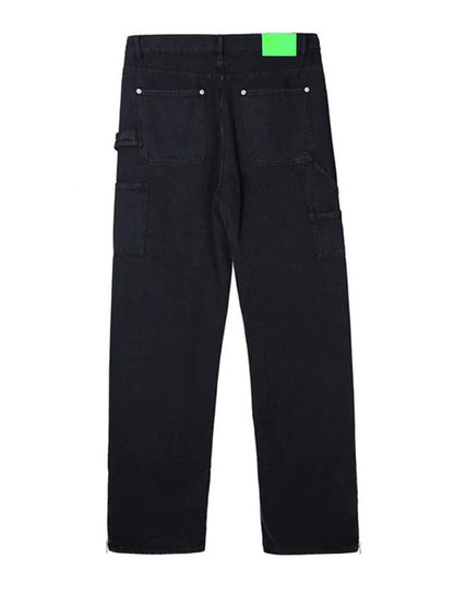 Garment Workshop Berlin Pop-Up Double-Knee Carpenter Jeans Washed Black