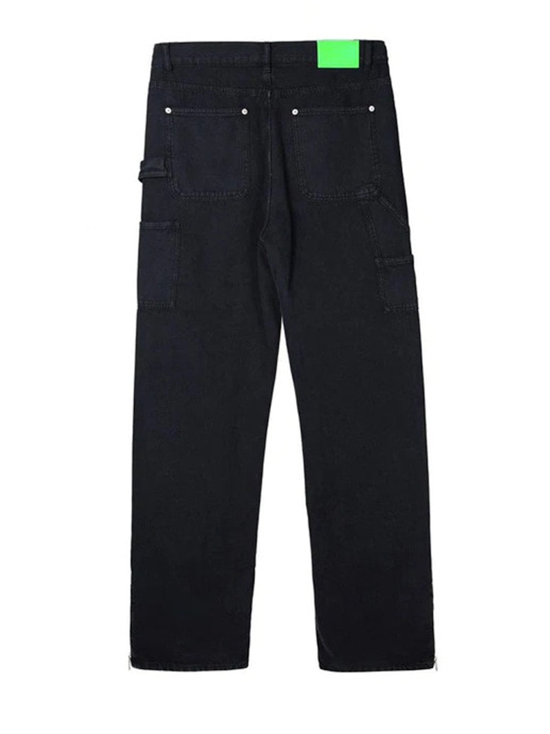 Garment Workshop Berlin Pop-Up Double-Knee Carpenter Jeans Washed Black