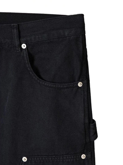 Garment Workshop Berlin Pop-Up Double-Knee Carpenter Jeans Washed Black