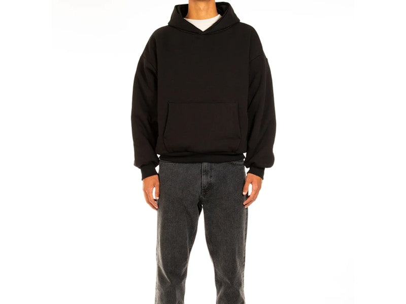 Garment Workshop Pop-Up Double Layer Hoodie Chaos Black