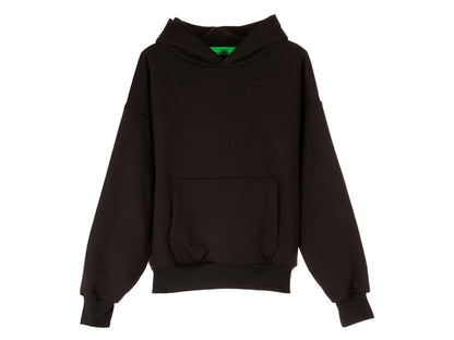 Garment Workshop Pop-Up Double Layer Hoodie Chaos Black