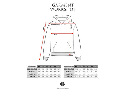 Garment Workshop Pop-Up Double Layer Reversible Hoodie Blue Royal