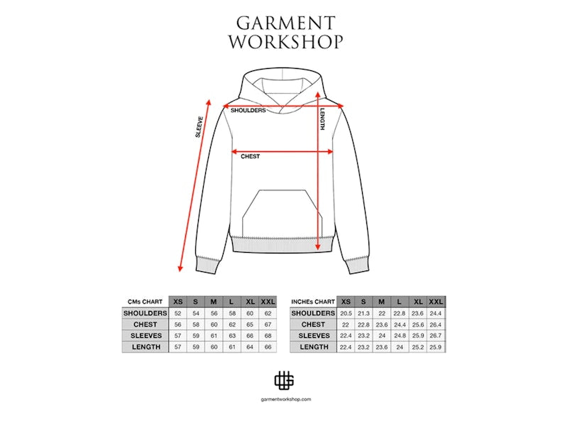 Garment Workshop Pop-Up Double Layer Reversible Hoodie Blue Royal