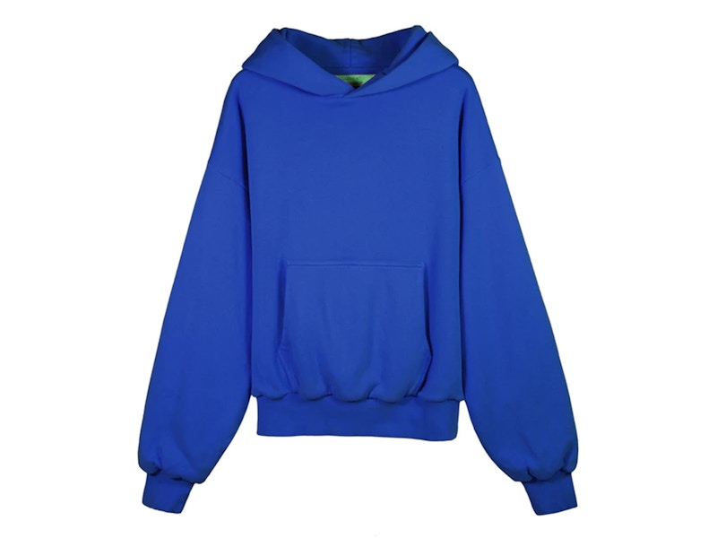 Garment Workshop Pop-Up Double Layer Reversible Hoodie Blue Royal