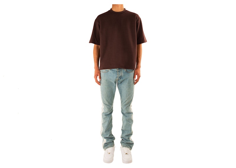 Garment Workshop Classic Boxy Fit Cotton Tee Mocha Brown
