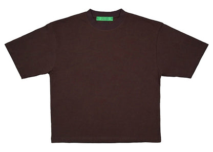 Garment Workshop Classic Boxy Fit Cotton Tee Mocha Brown