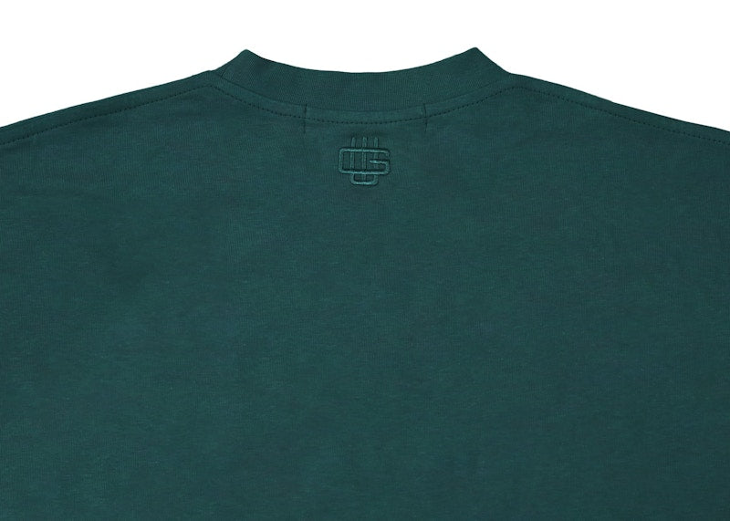 Garment Workshop Classic Boxy Fit Cotton Tee Pine Green