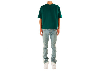 Garment Workshop Classic Boxy Fit Cotton Tee Pine Green
