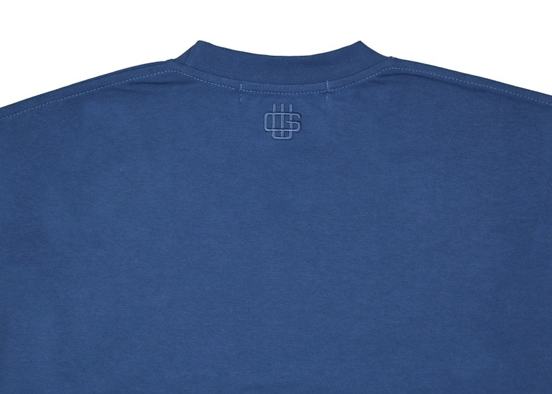 Garment Workshop Classic Boxy Fit Cotton Tee Sea Blue