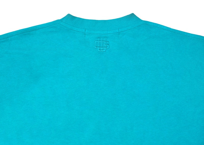 Garment Workshop Classic Boxy Fit Cotton Tee Teal Blue