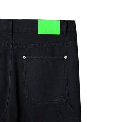 Garment Workshop Double-Knee Carpenter Jeans Washed Black