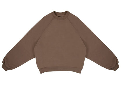 Garment Workshop Double Layer Crewneck Mocha Brown