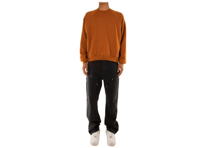 Garment Workshop Double Layer Crewneck Rust Brown