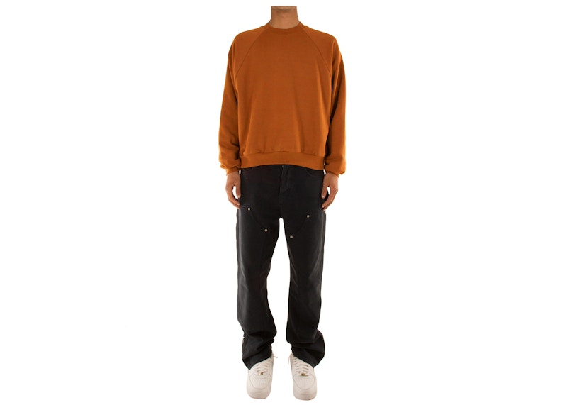 Garment Workshop Double Layer Crewneck Rust Brown