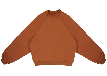 Garment Workshop Double Layer Crewneck Rust Brown