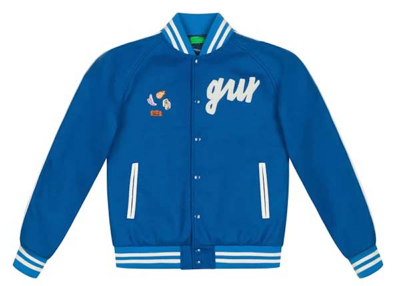 Garment Workshop Enamel Pin College Jacket Brady Blue