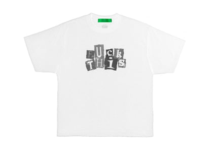 Garment Workshop "Fuck This/Fuck That" Boxy Tee White