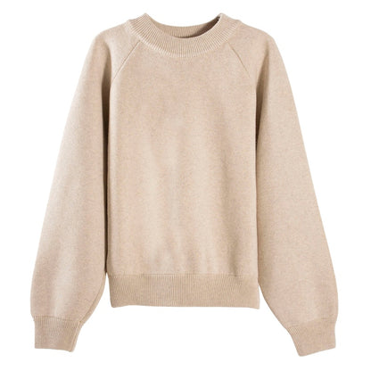 Garment Workshop Knitted Crewneck Sweater Heavy Cream