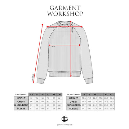 Garment Workshop Knitted Crewneck Sweater Blue Royal