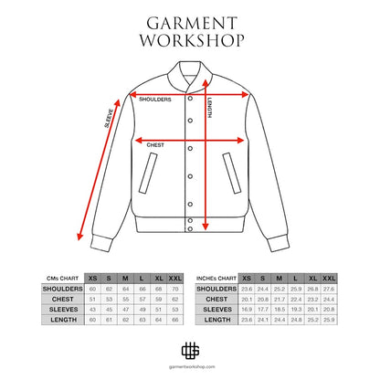 Garment Workshop Varsity Jacket Mocha Brown