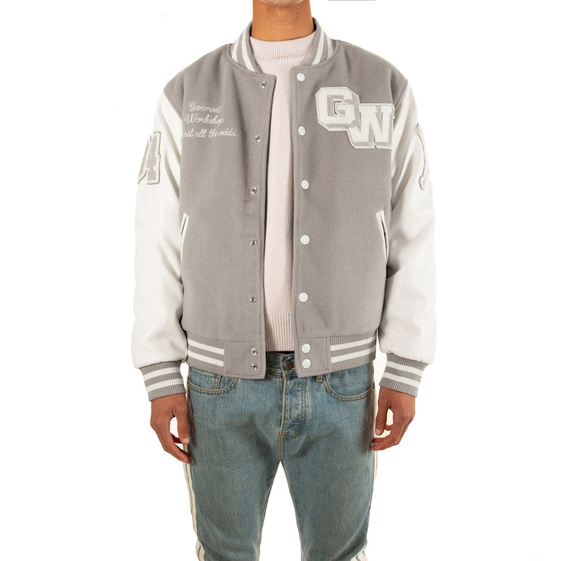Garment Workshop Major League College Jacket Sports Grey