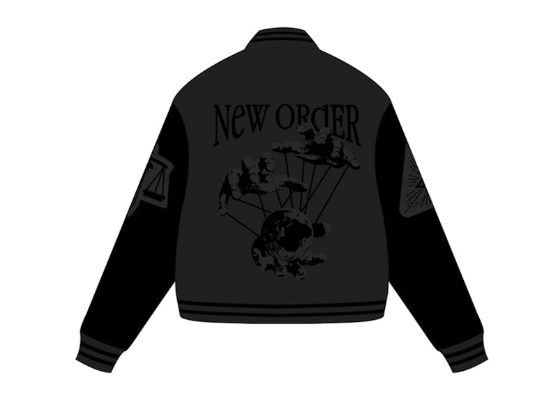 Garment Workshop "New Order" College Jacket (In-store) Chaos Black