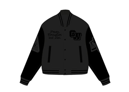 Garment Workshop "New Order" College Jacket (In-store) Chaos Black