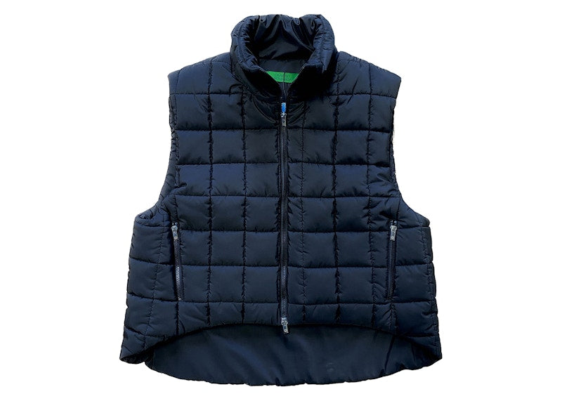 Garment Workshop Quilted Puffer Gilet Navy