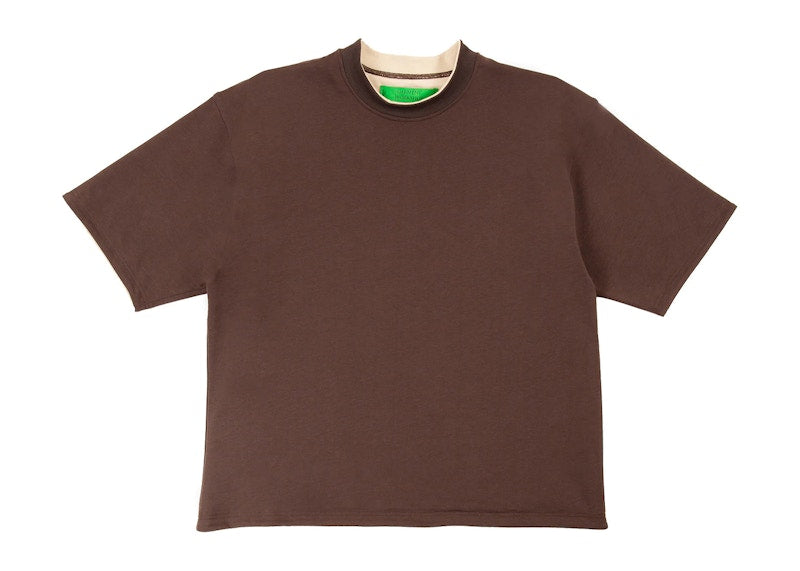 Garment Workshop Reversible Double Layer Tee (In-store) Dune Sand/Rust Brown