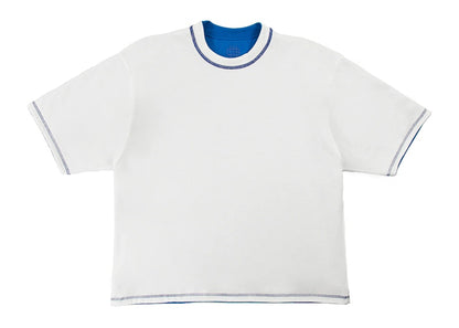 Garment Workshop Reversible Double Layer Tee (In-store) Royal Blue/Cream