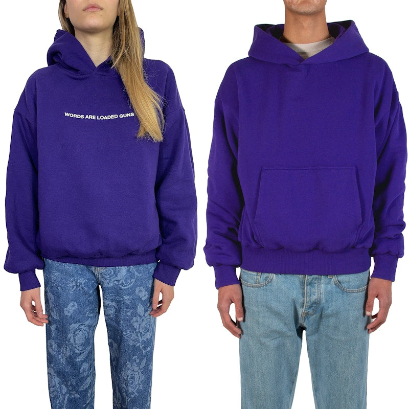 Garment Workshop Double Layer Reversible Hoodie Juice Purple