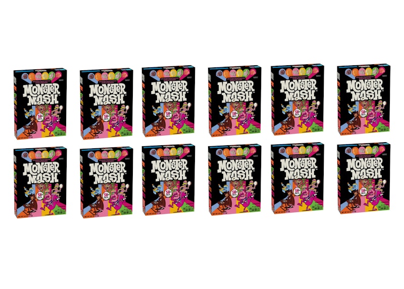 General Mills Monster Mash 50 Year Anniversary Cereal 12x Lot (Not Fit For Human Consumption)