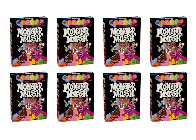 General Mills Monster Mash 50 Year Anniversary Cereal 8x Lot (Not Fit For Human Consumption)