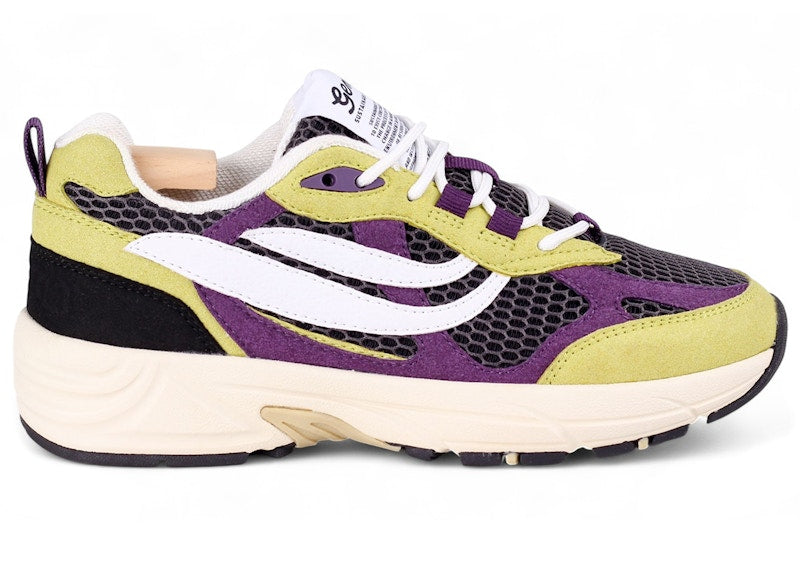 Genesis Footwear G-Eco'99 2-Tone Mesh Lime Purple Black