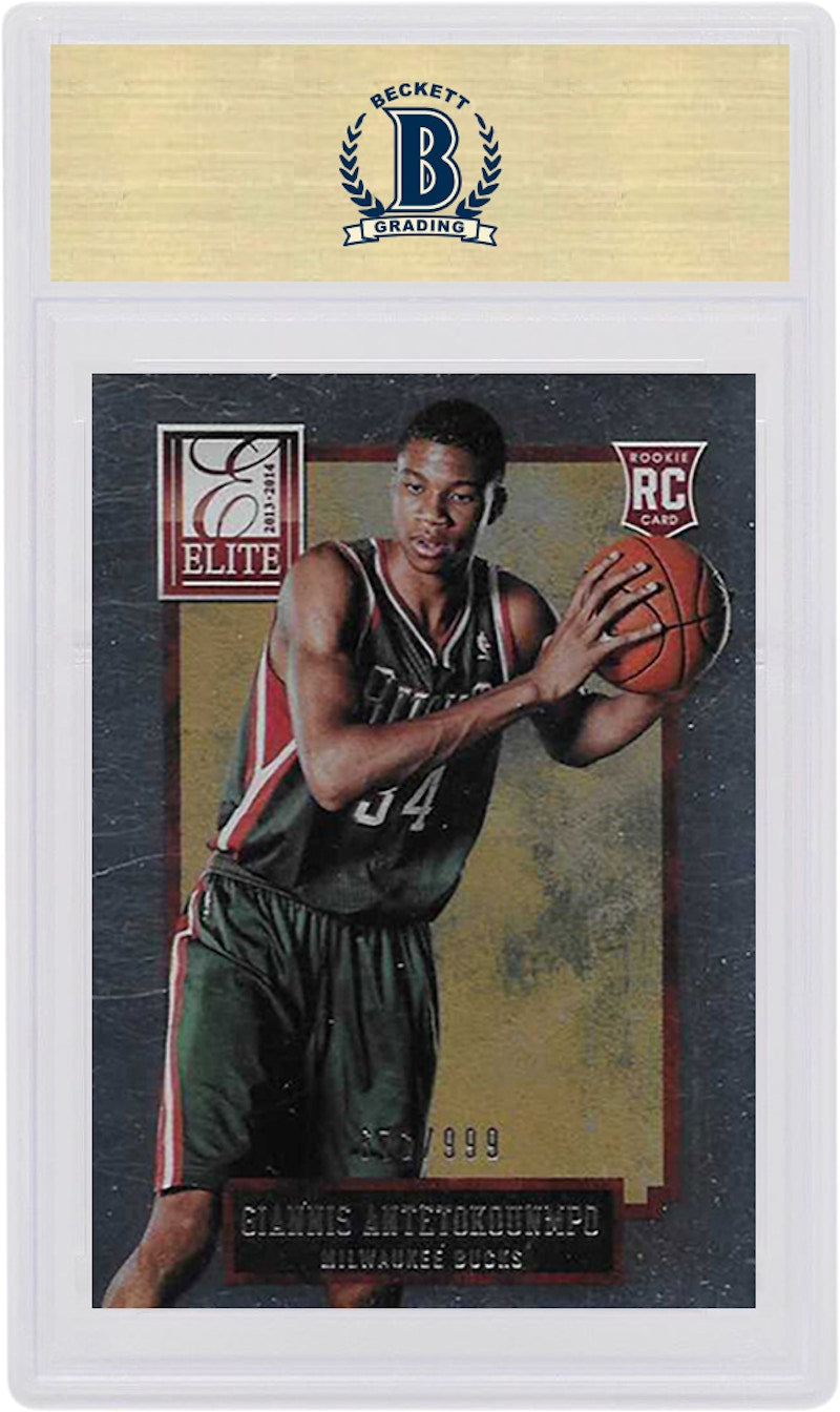 Giannis Antetokounmpo 2013 Panini Elite Rookie /999 #229 (PSA or BGS Graded)