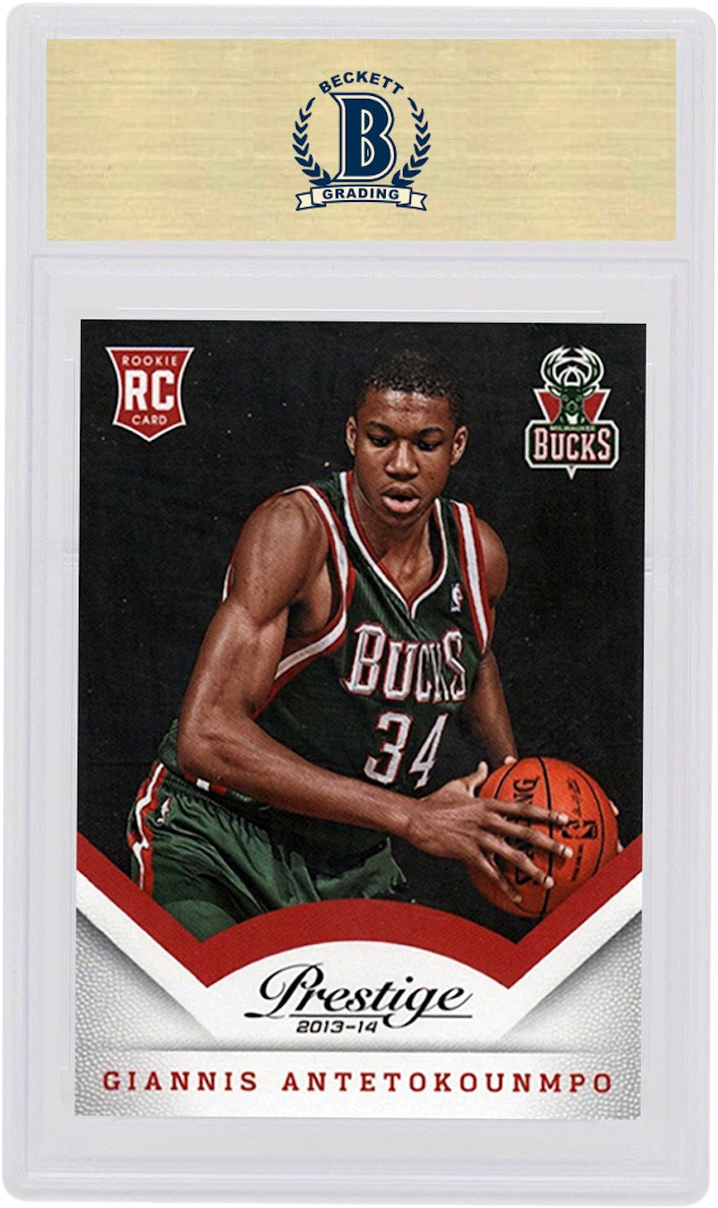 Giannis Antetokounmpo 2013 Panini Prestige Rookie #175 (PSA or BGS Graded)