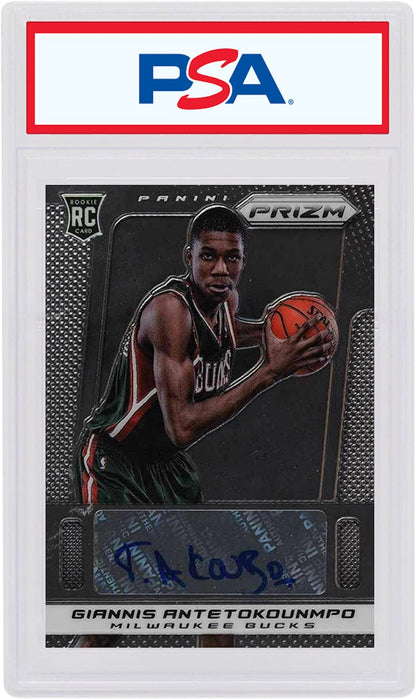 Giannis Antetokounmpo 2013 Panini Prizm Rookie Autograph #33 (PSA or BGS Graded)