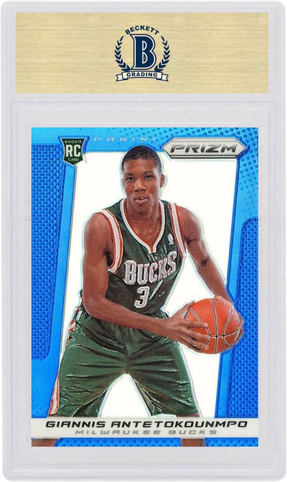Giannis Antetokounmpo 2013 Panini Prizm Rookie Blue #290 (PSA or BGS Graded)