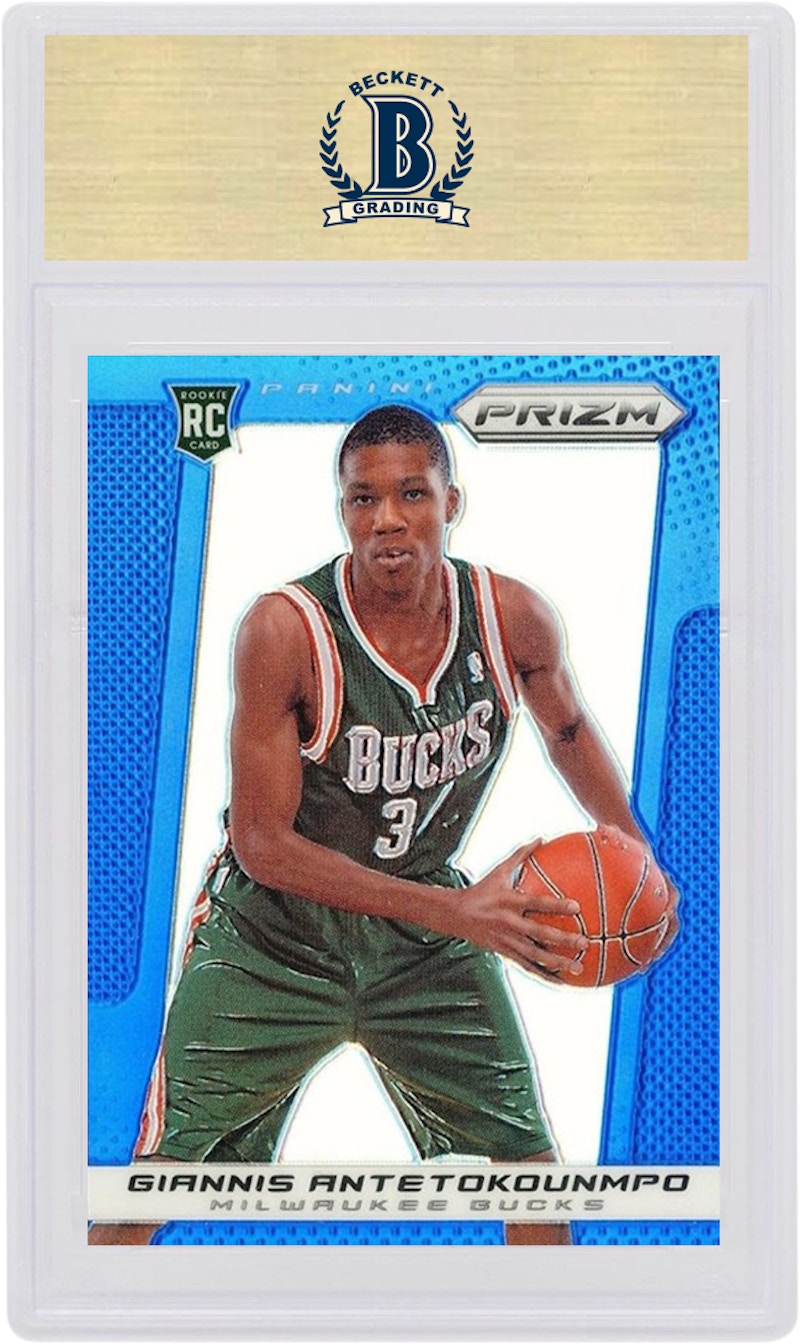 Giannis Antetokounmpo 2013 Panini Prizm Rookie Blue #290 (PSA or BGS Graded)