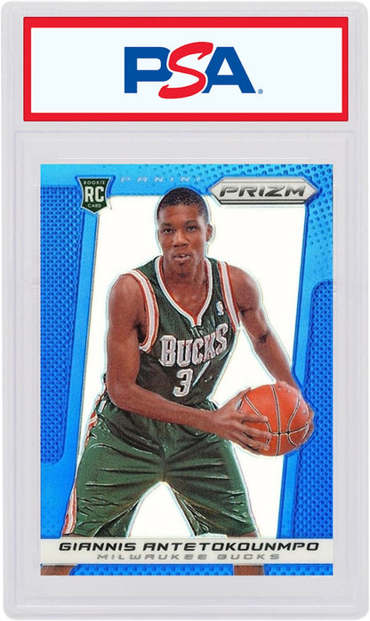 Giannis Antetokounmpo 2013 Panini Prizm Rookie Blue #290 (PSA or BGS Graded)