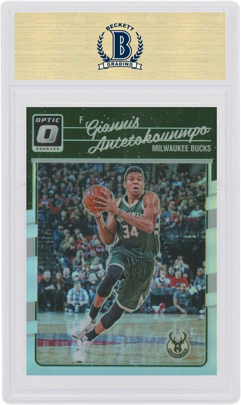 Giannis Antetokounmpo 2016 Panini Donruss Optic Holo #5 (PSA or BGS Graded)