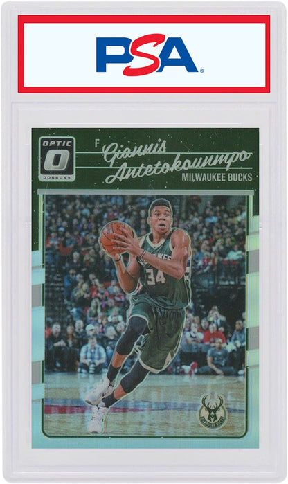 Giannis Antetokounmpo 2016 Panini Donruss Optic Holo #5 (PSA or BGS Graded)