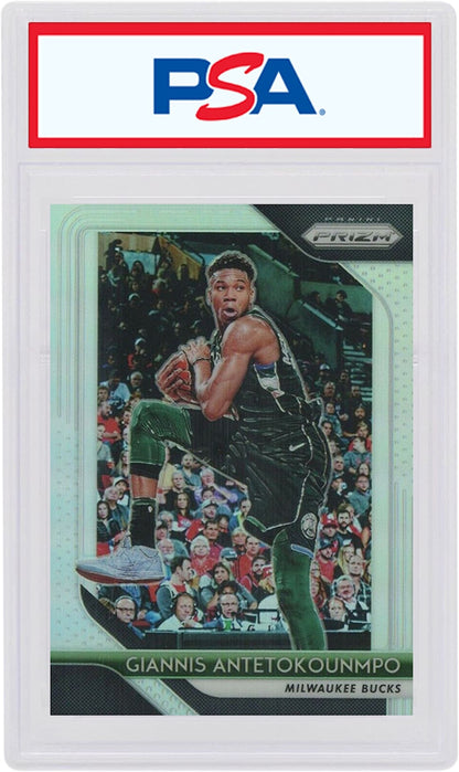 Giannis Antetokounmpo 2018 Panini Prizm Silver #296 (PSA or BGS Graded)