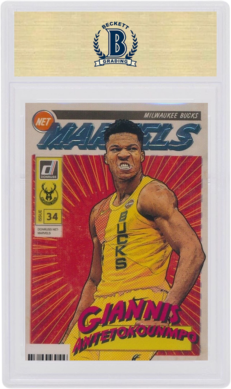 Giannis Antetokounmpo 2019 Panini Donruss Net Marvels #11 (PSA or BGS Graded)