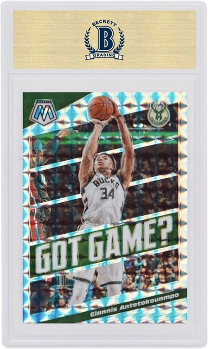 Giannis Antetokounmpo 2019 Panini Mosaic Got Game? Mosaic #25 (PSA or BGS Graded)