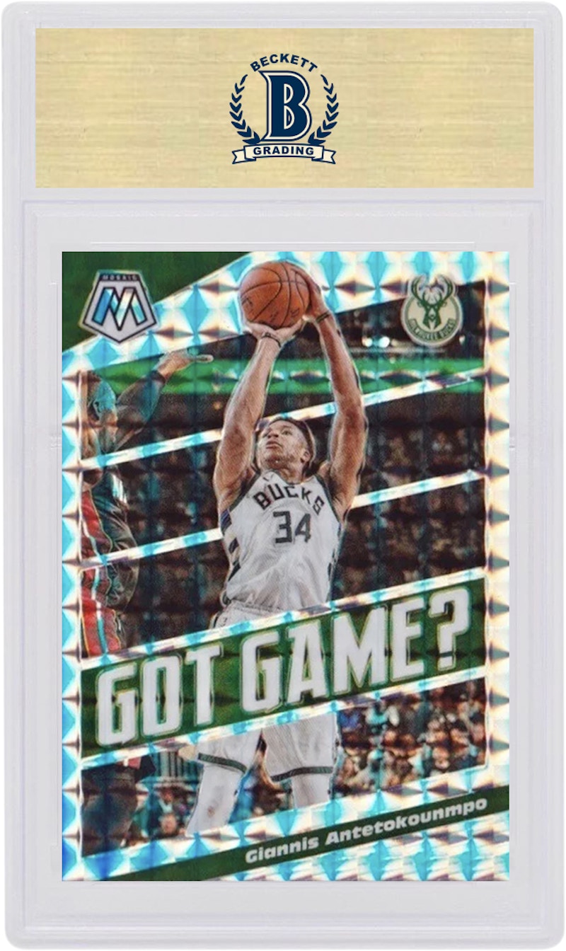 Giannis Antetokounmpo 2019 Panini Mosaic Got Game? Mosaic #25 (PSA or BGS Graded)