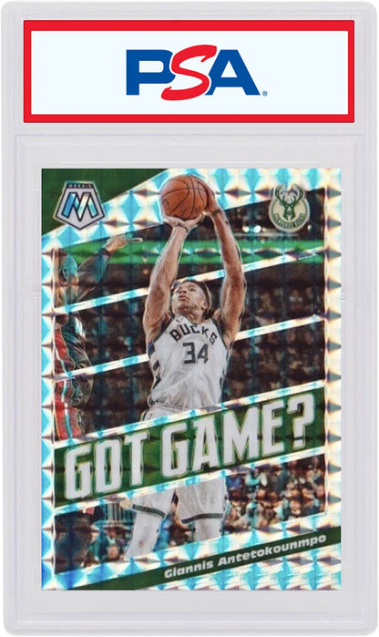 Giannis Antetokounmpo 2019 Panini Mosaic Got Game? Mosaic #25 (PSA or BGS Graded)