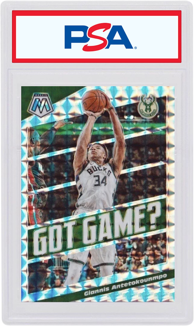 Giannis Antetokounmpo 2019 Panini Mosaic Got Game? Mosaic #25 (PSA or BGS Graded)