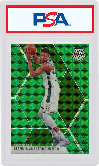 Giannis Antetokounmpo 2019 Panini Mosaic Green #75 (PSA or BGS Graded)